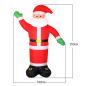 Preview: Aufblasbarer Weihnachtsmann 250cm XXL